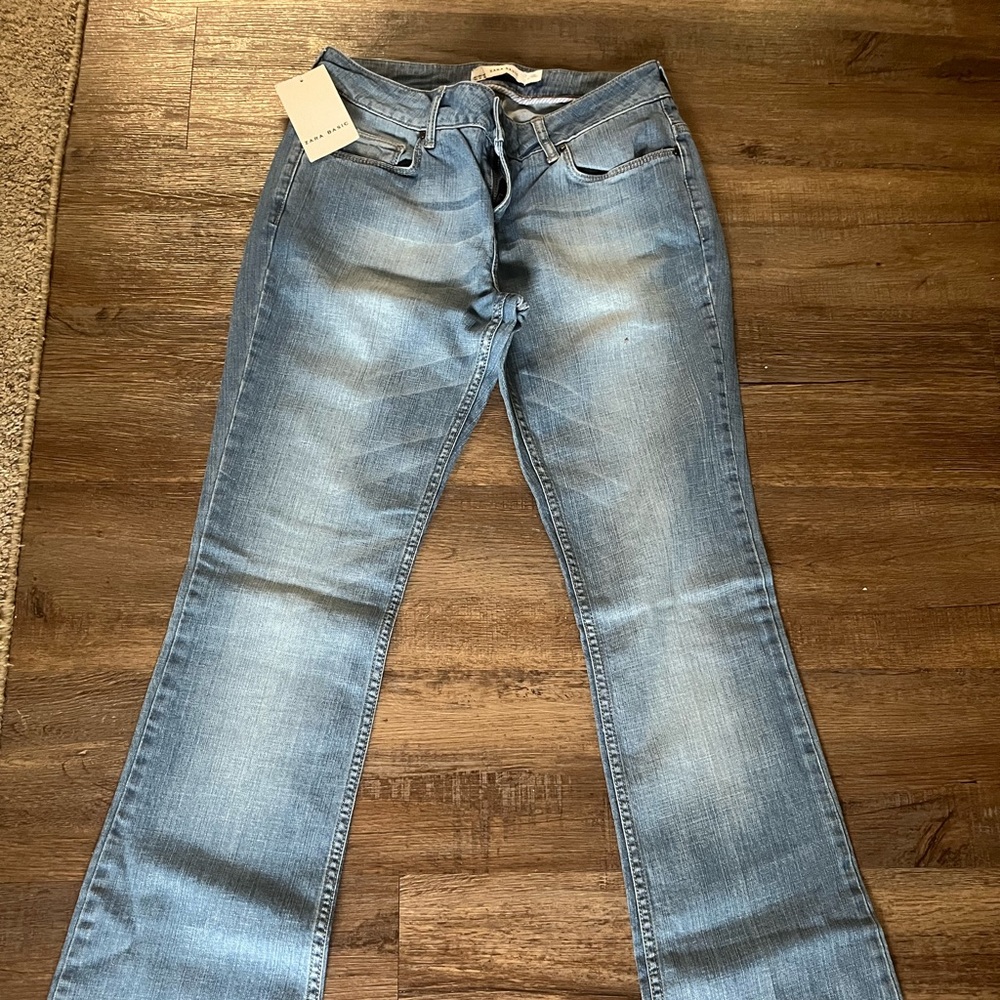 Zara Jeans Flaire Size 10 View 2